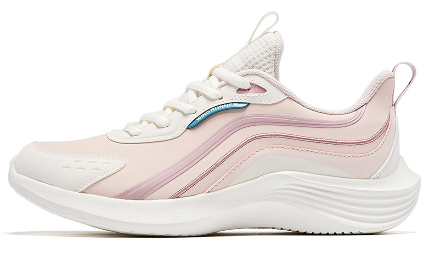 QIAODAN Cushioning Slip Resistant Breathable Cushioning Slip Resistant Breathable Low top Sprint Running Shoes Women’s