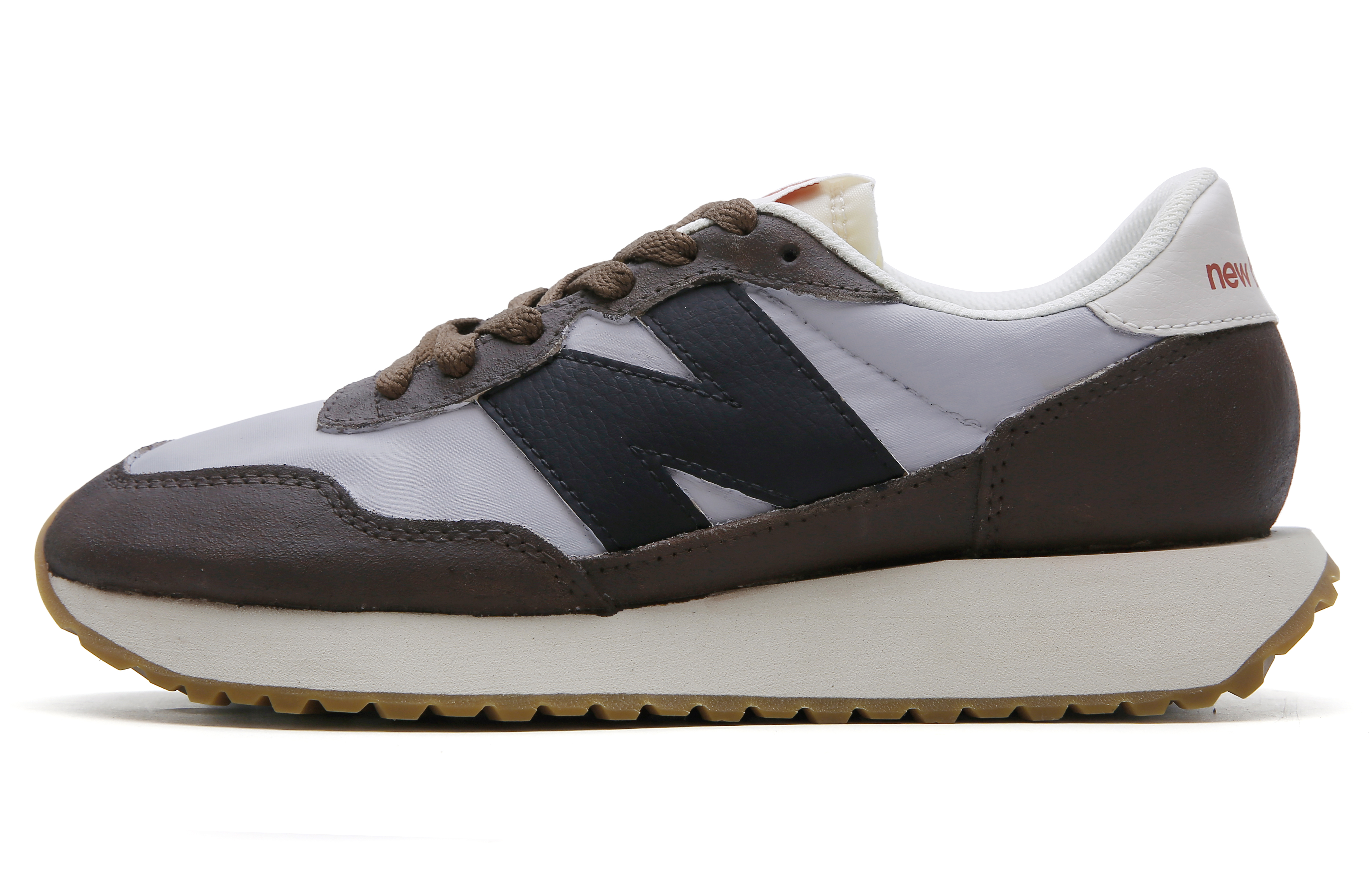New Balance NB 237 Abrasion Resistant Low top Running Shoes Unisex Gray Brown