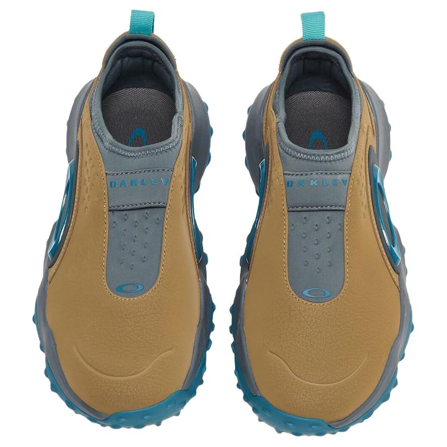 Oakley Edge Icon Slip Resistant Support Low top Golf Shoes Unisex Brown Blue