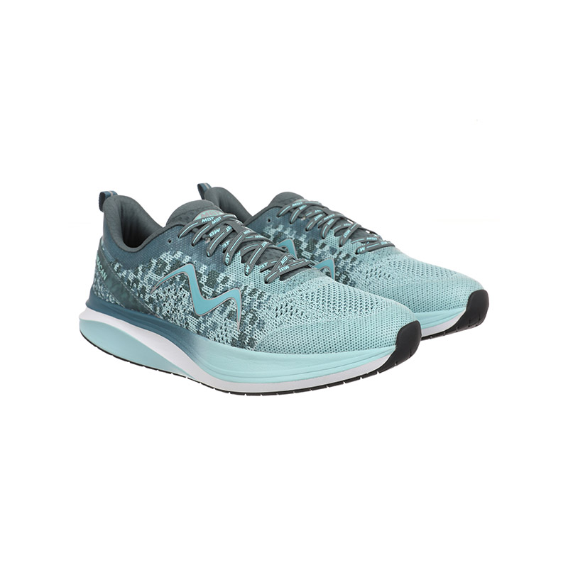 MBT Running Shoes Women’s Low Top White/Aqua Green