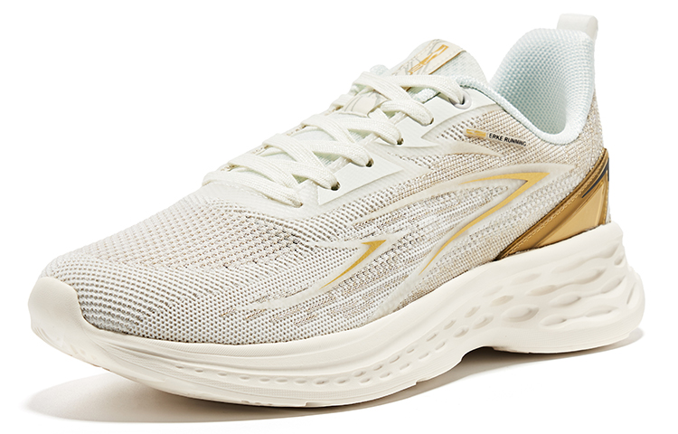 Erke Low top Running Shoes Men’s Microcrystal White King Gold