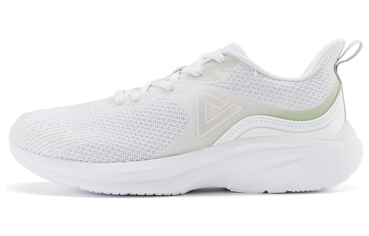 PEAK Qingyi Slip Resistant, Abrasion Resistant, Breathable Low top Running Shoes Women’s White Gray