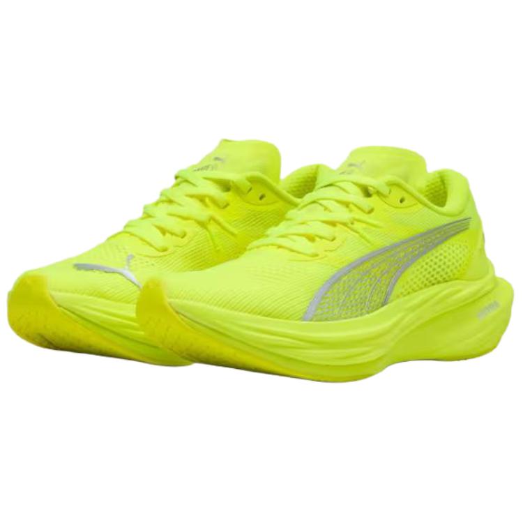 PUMA Deviate NITRO 3 Mesh Slip Resistant Abrasion Resistant Low top Running Shoes Women’s Green