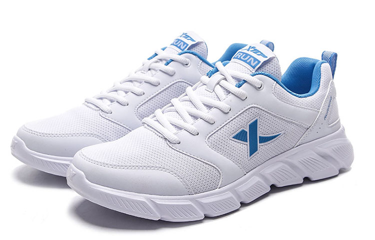 XTEP Comfortable Running Shoes Men’s White Blue