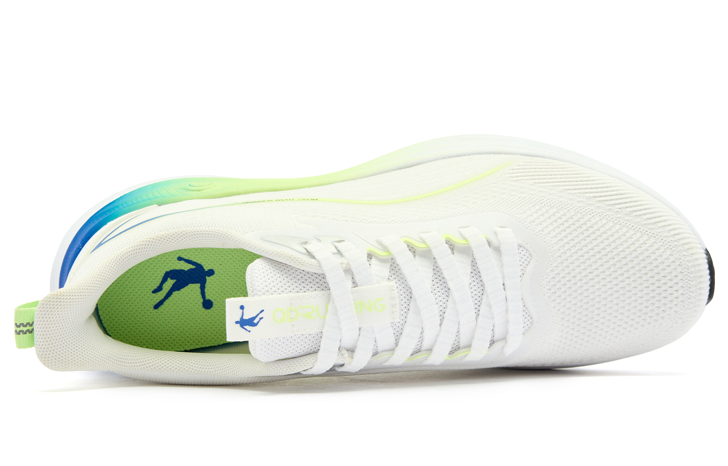 QIAODAN Wind Speed 2.0 Running Shoes Men’s Low Top Jordan White/Digital Blue