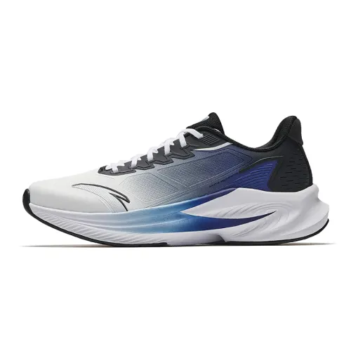 Anta Stinger 6 Cushioning, Wear Resistant Low top Casual Running Shoes Men's White Blue Black