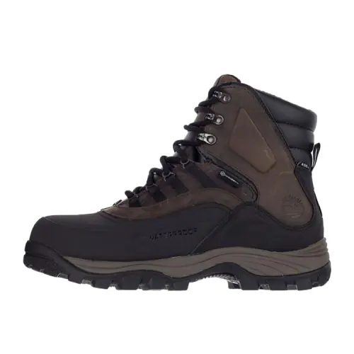 Timberland Chocorua Top Grain Cow Leather Thermal Abrasion Resistant Comfortable Short Outdoor Boots Men's Dark Brown