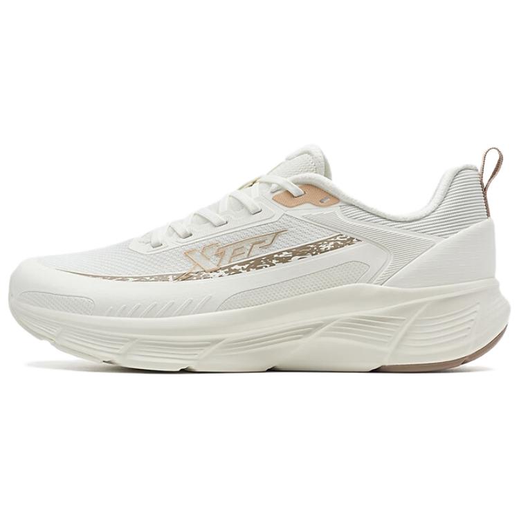XTEP Breathable Coverage Low top Casual Running Shoes Women’s Gray White Brown