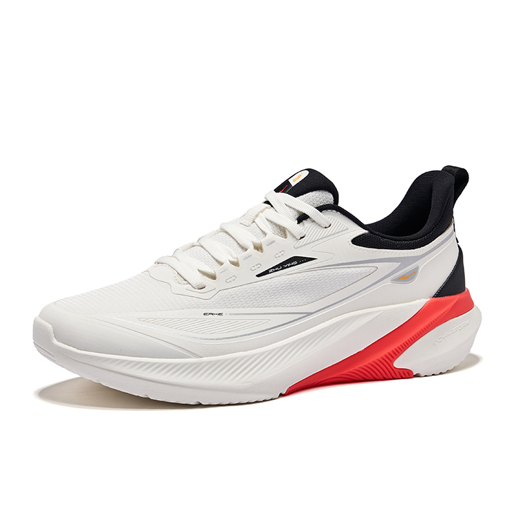 Erke Shadow 3 Cushioning Rebound Low top City Commuting Running Shoes Men’s Microcrystal White Jet Black