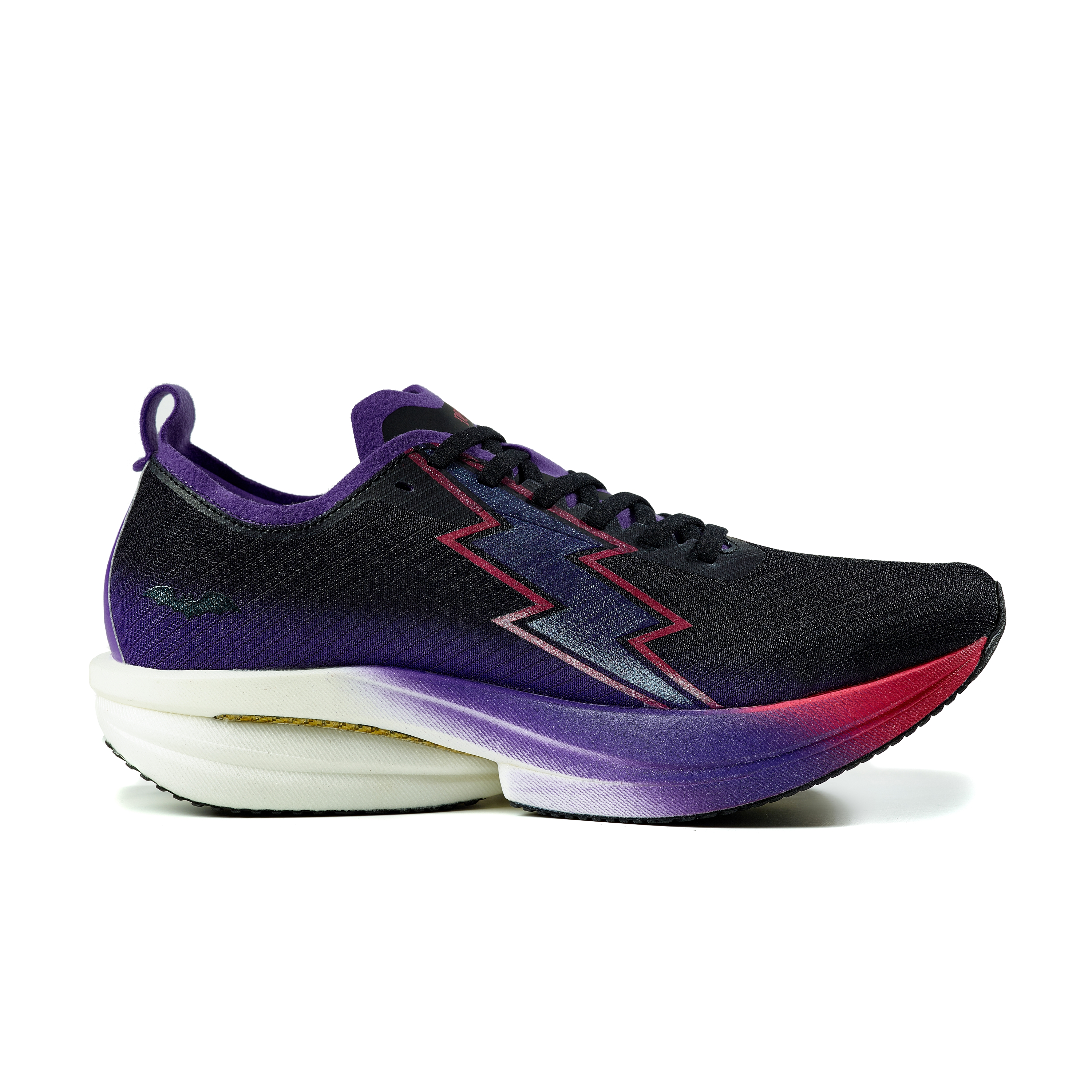 DEERWAY Running Shoes Unisex Black Purple