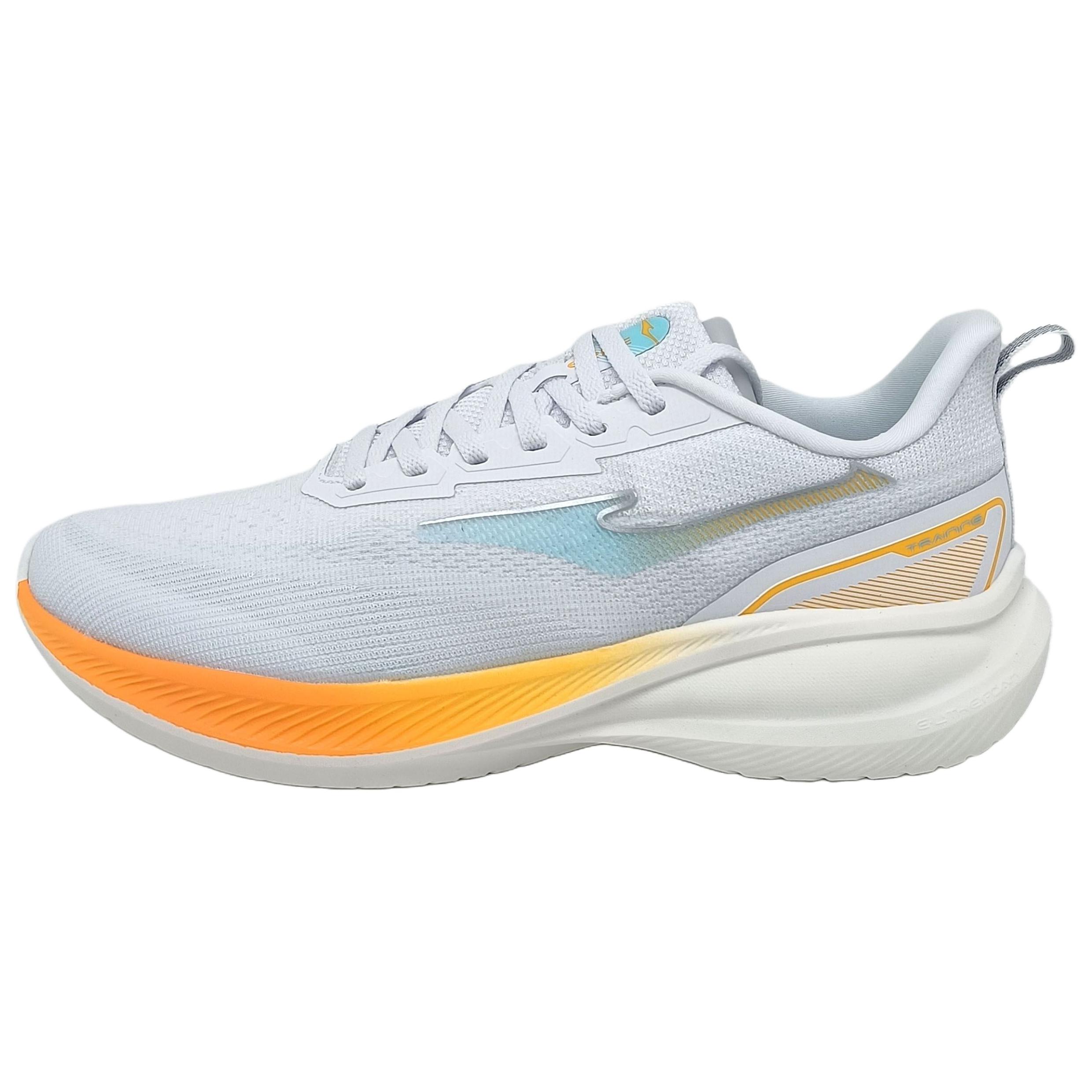 Erke Lightning 4 Cushioning, Wear Resistant Low top Casual Running Shoes Men’s White
