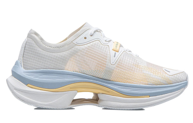 Li Ning WuShi 5S 1.0 Cushioning Slip Resistant Abrasion Resistant Low top Running Shoes Women’s Mist White