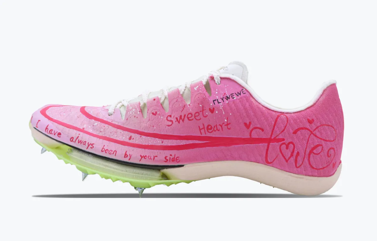Nike Air Zoom Maxfly Cushioning Low top Sprint Running Shoes Unisex Pink