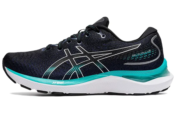 Asics Gel Cumulus 24 Fabric Comfortable Low top Running Shoes Women's Dark Blue