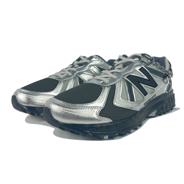 New Balance NB 410 Slip Resistant, Abrasion Resistant, Breathable Low top Casual Running Shoes Unisex Silver Black