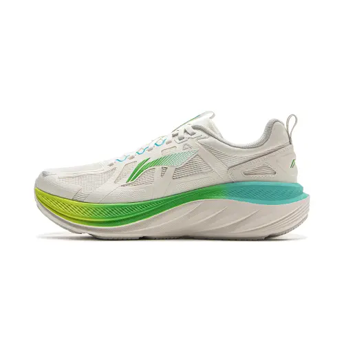 Li Ning Leisurely Cushioning Slip Resistant Abrasion Resistant Breathable Height Increasing Low top Running Shoes Men's