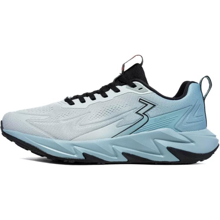361° Slip Resistant And Abrasion Resistant Coverage Low top Casual Sprint Running Shoes Men’s Gray Blue