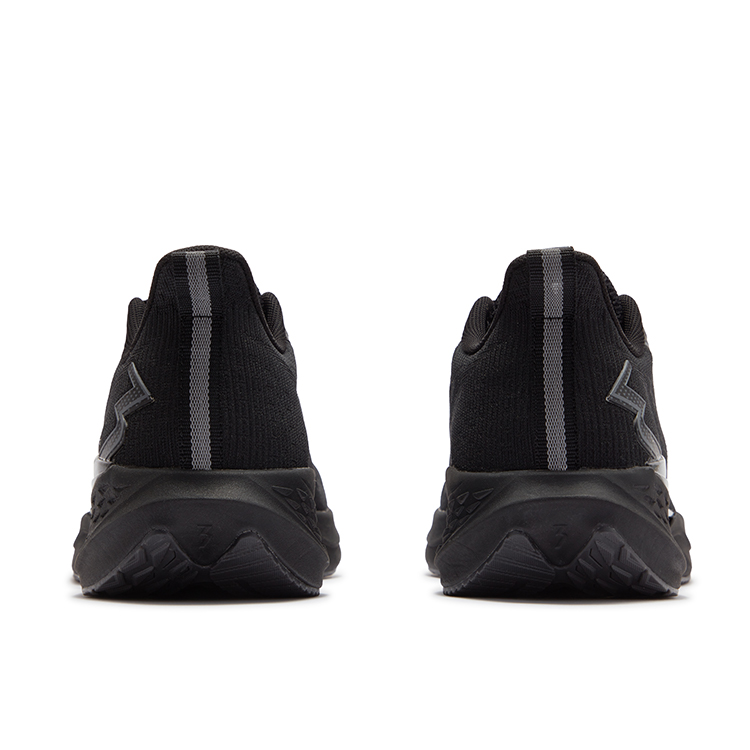 361° Flying Fish 4.0 Slip Resistant, Abrasion Resistant, Breathable Low top Casual Running Shoes Men’s Obsidian Black