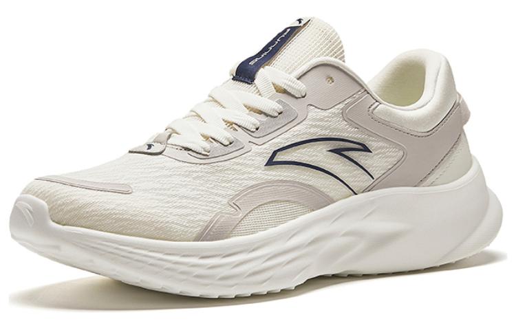 Anta Comfortable Slip Resistant, Abrasion Resistant, Breathable Low top Running Shoes Men’s Beige