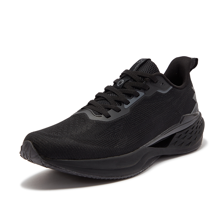 361° Flying Fish 4.0 Slip Resistant, Abrasion Resistant, Breathable Low top Casual Running Shoes Men’s Obsidian Black
