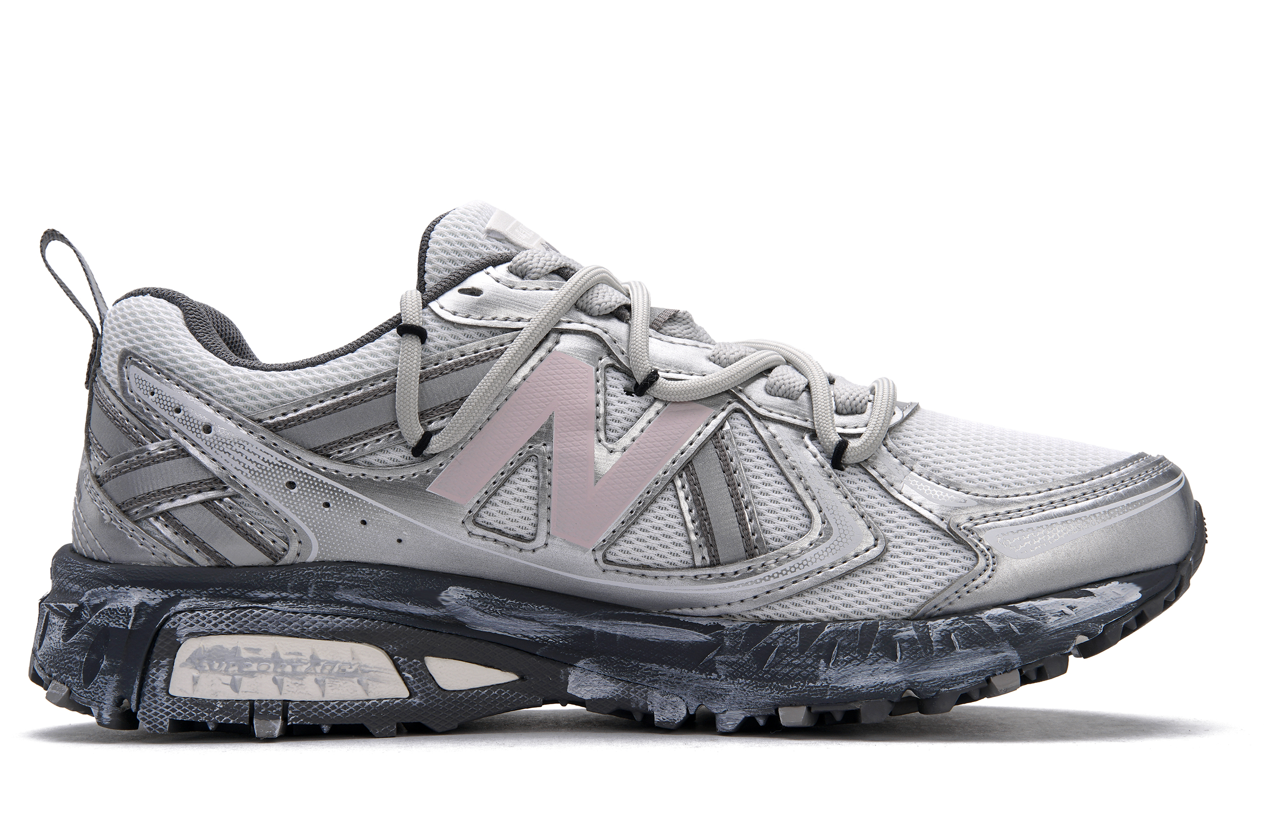 New Balance NB 410 Abrasion Resistant Low top Running Shoes Unisex Silver