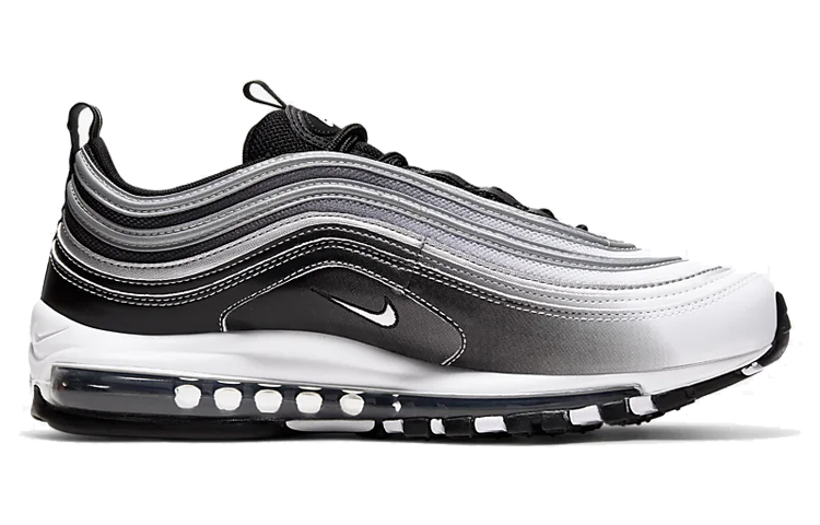 Кроссовки Nike Air Max 97 (черно-белые) — Чёрныйбелый — фото 2