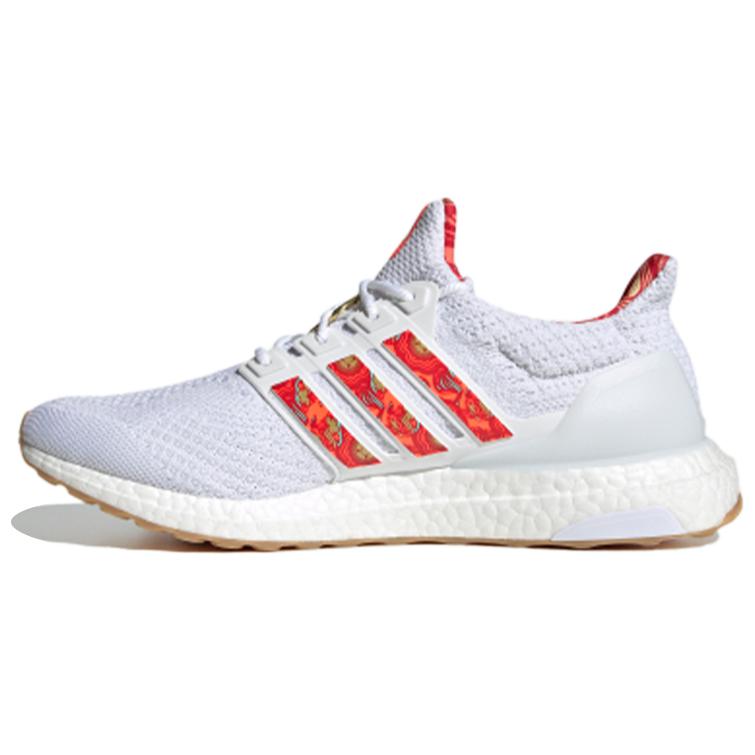 Кроссовки adidas ULT (белые с красным и золотым) — Белый / красный / золотой — фото 1