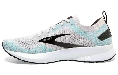 Brooks Levitate 4 Cushioning, Wear Resistant Low top Running Shoes Men's Gray Blue
