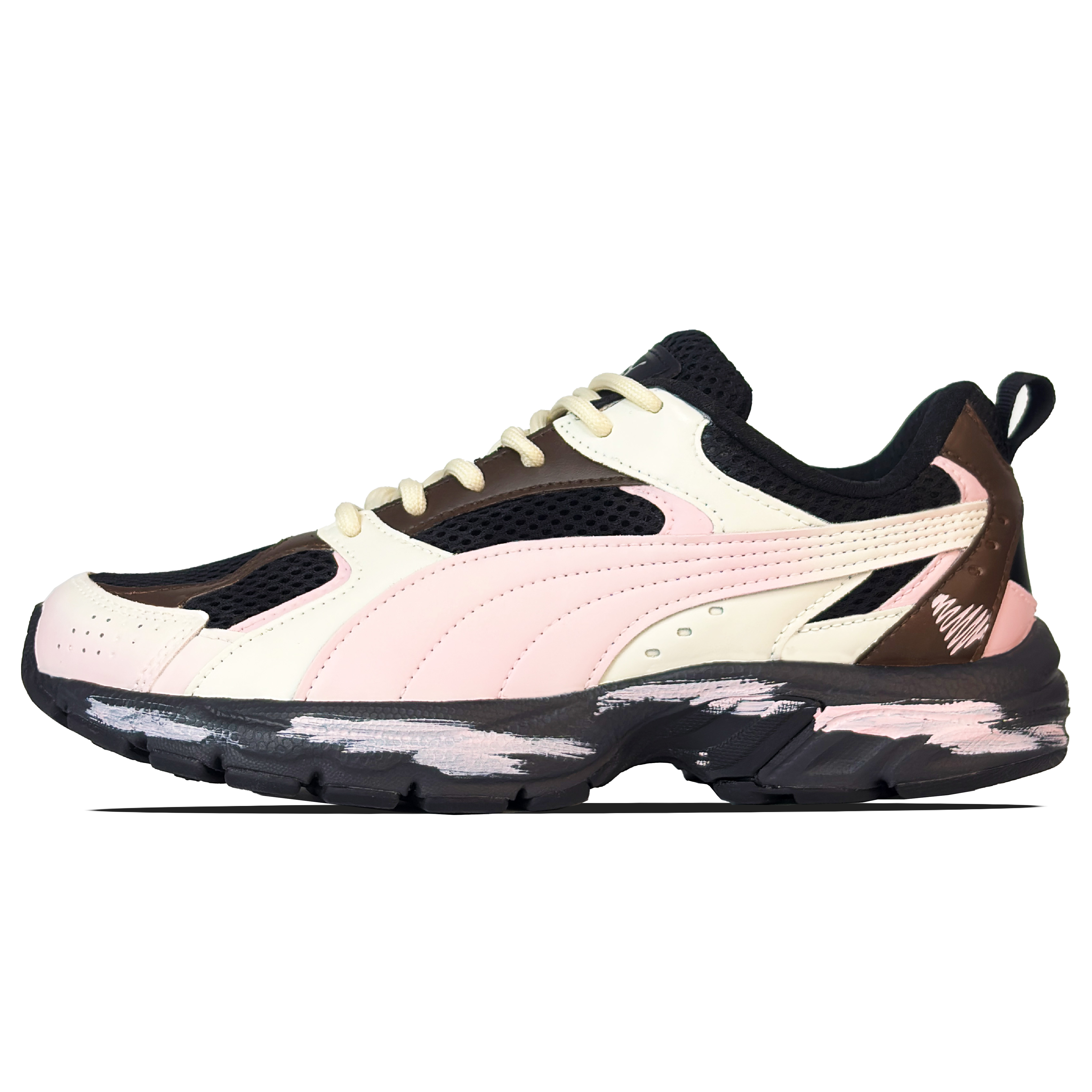 PUMA Milenio Textile, Leather Abrasion Resistant Breathable Abrasion Resistant Breathable Low top Running Shoes Unisex
