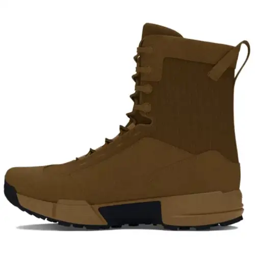 Under Armour Tac Loadout Waterproof Abrasion Resistant Waterproof And Wear resistant Crew Outdoor Boots Men's Brown