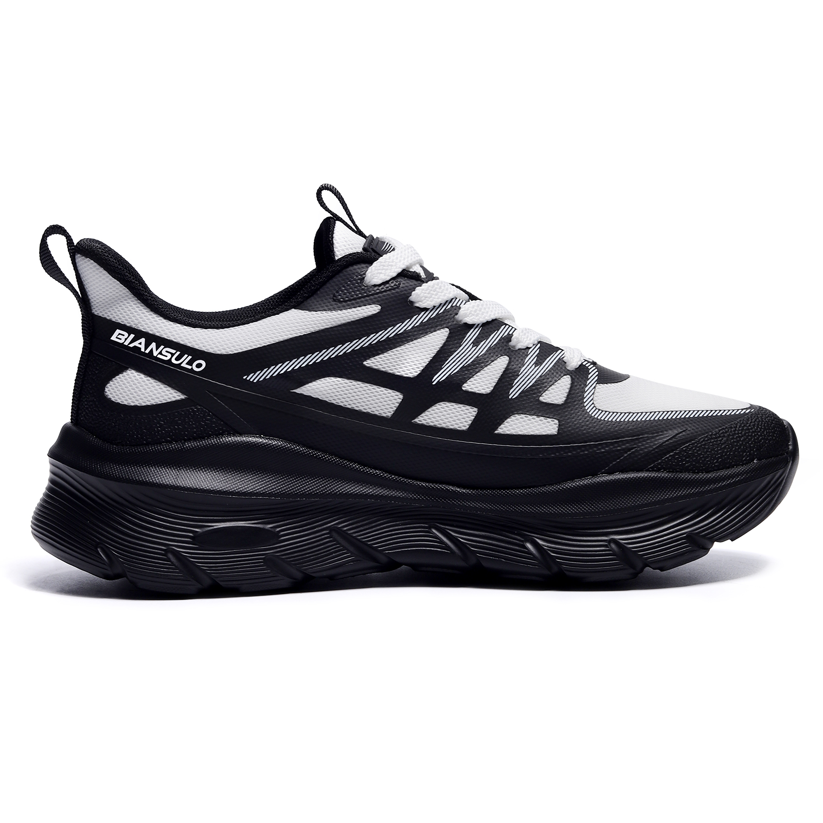 BIANSULONG Cushioning Slip Resistant Abrasion Resistant Low top Casual Running Shoes Unisex