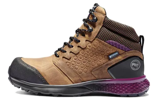 Timberland REAXION Ankle Length Outdoor Boots Women's Brown