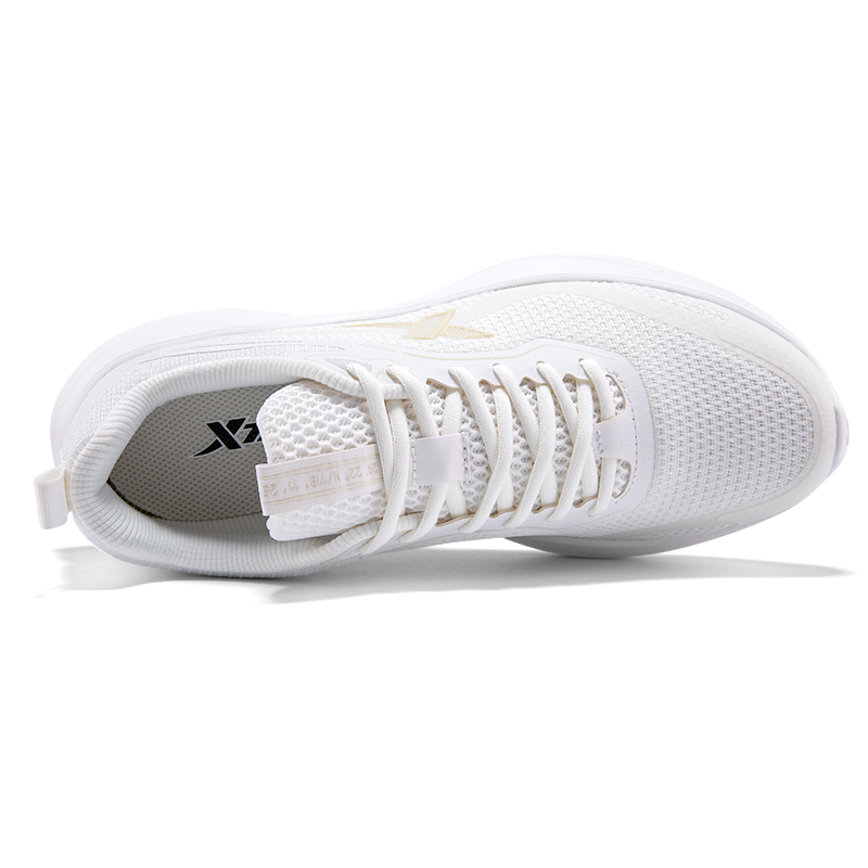 XTEP Cushioning Lightweight Low top Casual Running Shoes Men’s Sail White