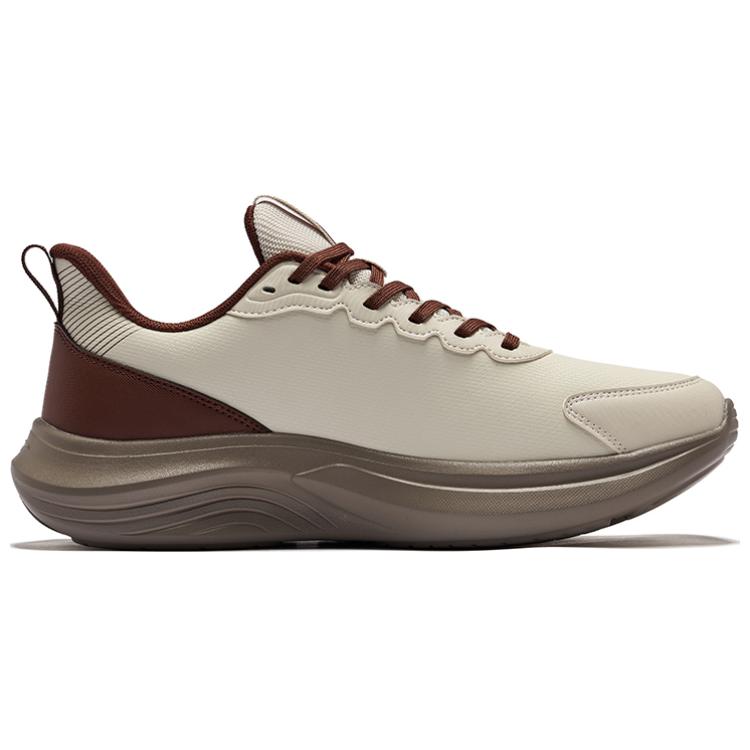 Erke Cushioning Rebound Low top Running Shoes Men’s Pumice Gray Mocha