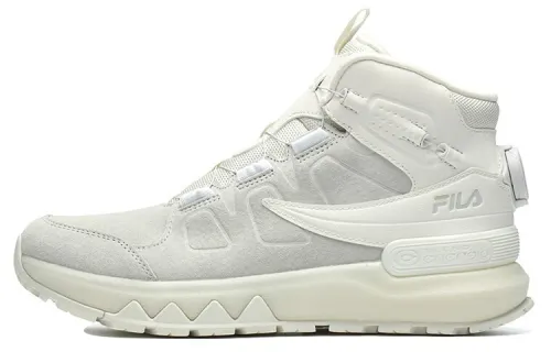 FILA LYNX TERRAIN BOA Cushioning Abrasion Resistant Cushioning, Wear Resistant Mid top Running Shoes Women's White