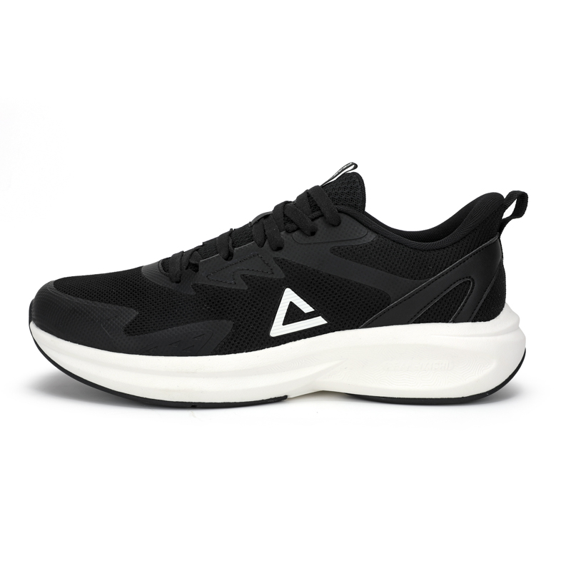 PEAK State Pole Abrasion Resistant Breathable Casual Running Shoes Men’s Black White