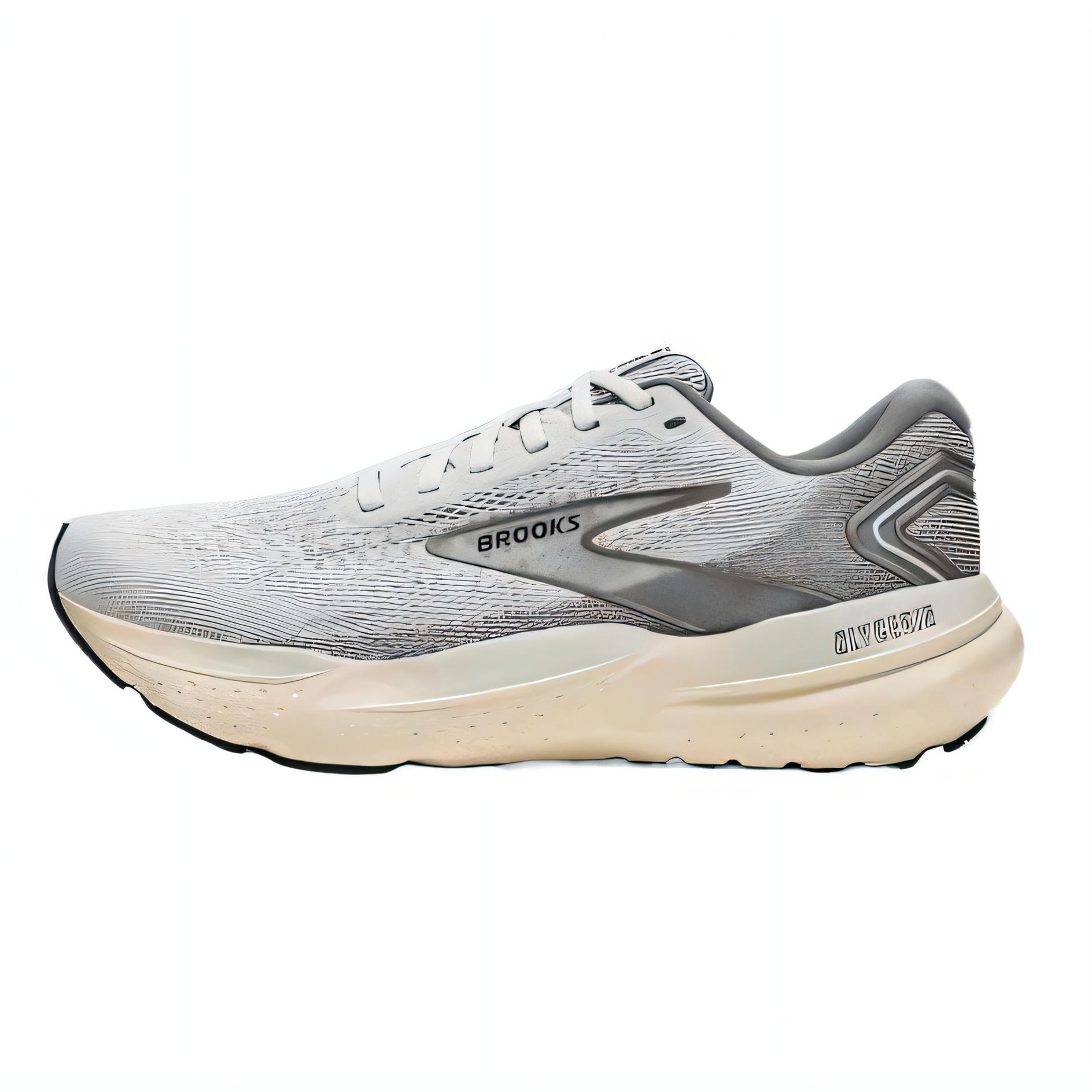 Brooks Glycerin 21 Mesh Cushioning Abrasion Resistant Coverage Low top Running Shoes Men’s Gray