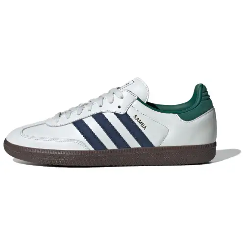 Samba Adidas Originals Og 'White Navy Collegiate Green'