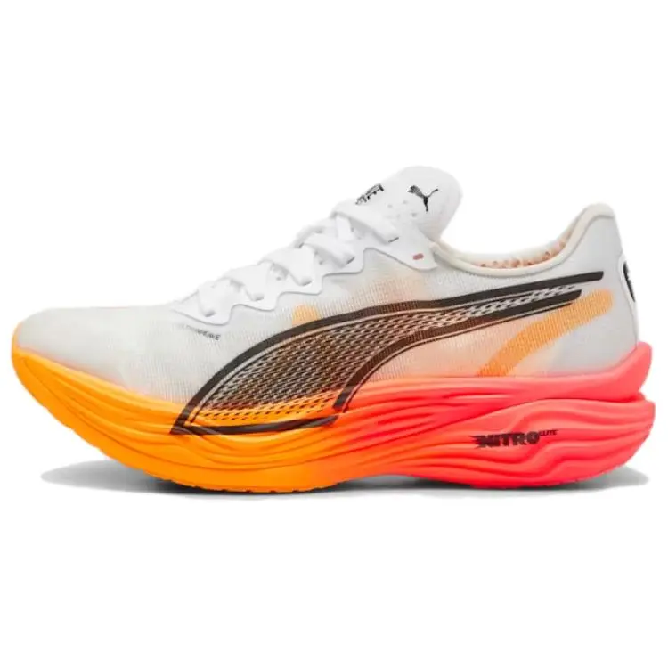 PUMA Deviate Nitro Elite 3 White Sunset Glow