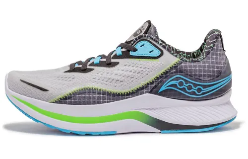 Saucony Running Shoes Unisex Low Top Black/Blue/Gray