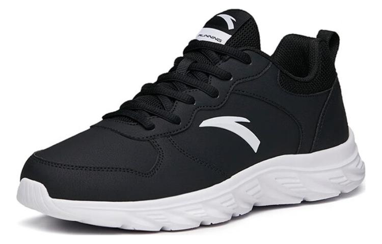 Anta Cushioning Slip Resistant Abrasion Resistant Rebound Low top Running Shoes Men’s Black