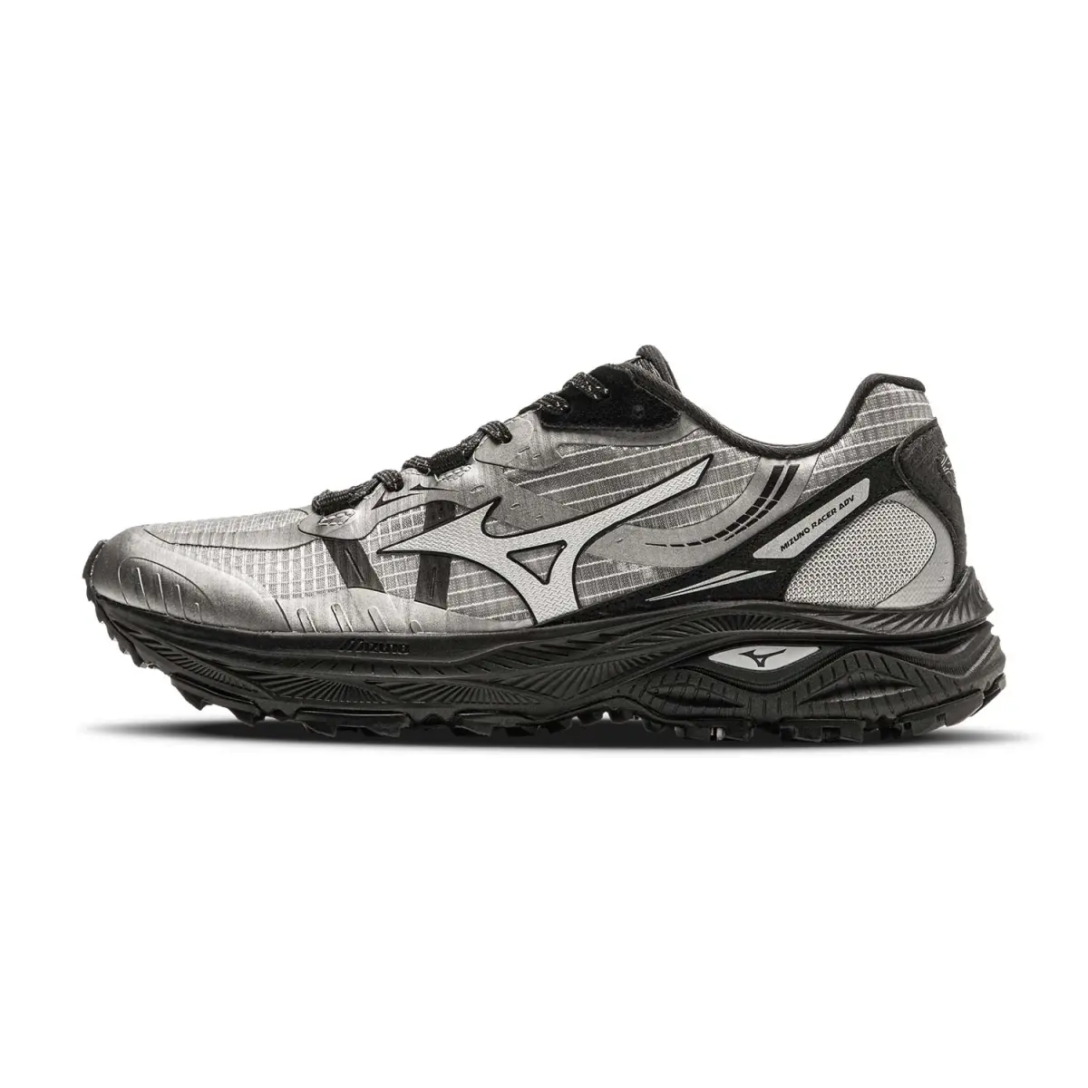 Mizuno Racer ADV Breathable Low top Running Shoes Unisex Silver