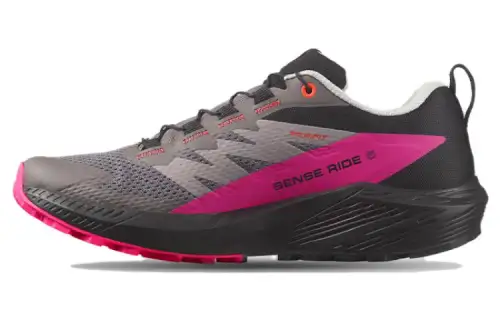 SALOMON Sense Ride 5 Cushioning Slip Resistant Cushioning Slip Resistant Low top Running Shoes Women's Taupe