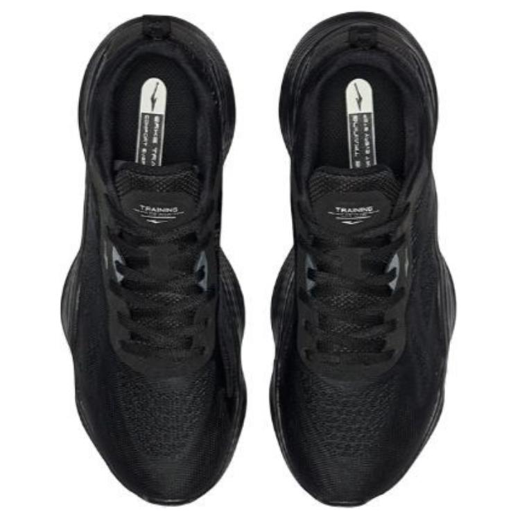 Erke Slip Resistant, Abrasion Resistant, Breathable Low top Running Shoes Men’s Black