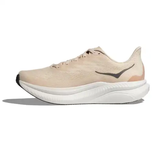 HOKA ONE ONE Mach 6 comfortable competition training fabric wear-resistant and breathable low-top training running shoes women's beige