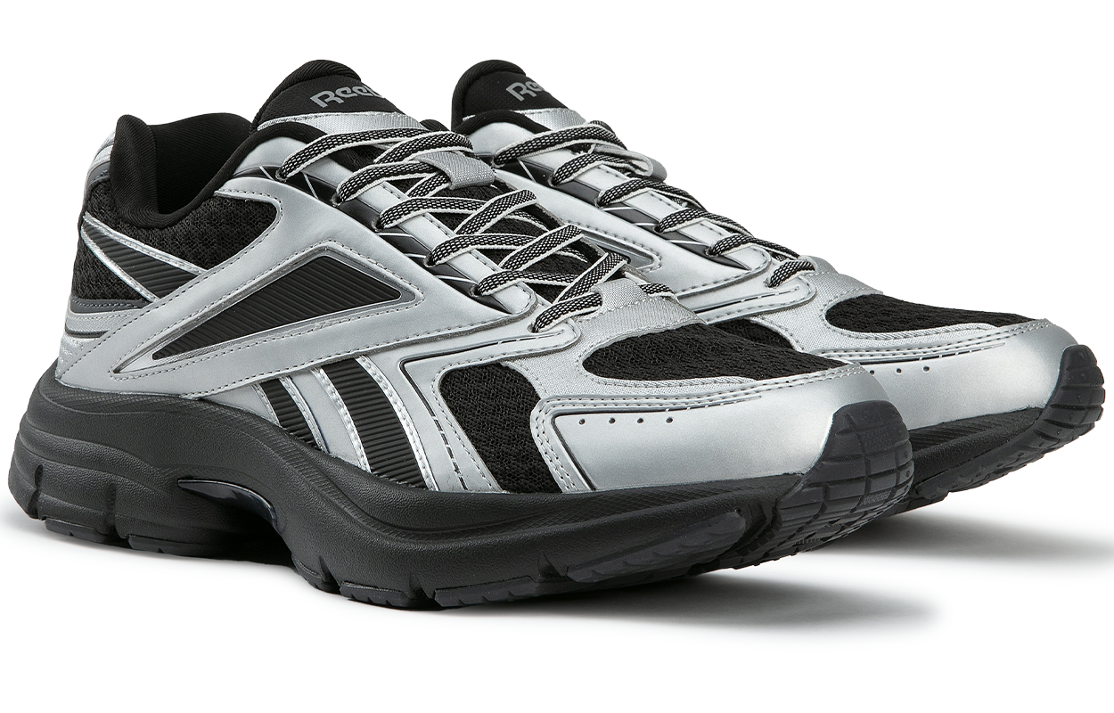 Reebok Low top Running Shoes Unisex Black Silver