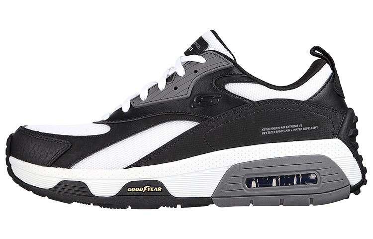 Skechers Air Extreme V2 Sports Low top Running Shoes Men’s Black White