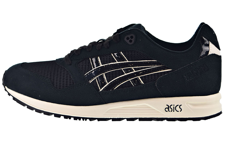 Asics Gel Saga Comfortable Abrasion Resistant, Breathable, Lightweight Low top Running Shoes Men's Black