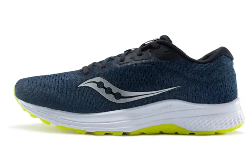 Saucony Clarion Horn 2 Running Shoes Men's Low Top Dark Blue Lemon