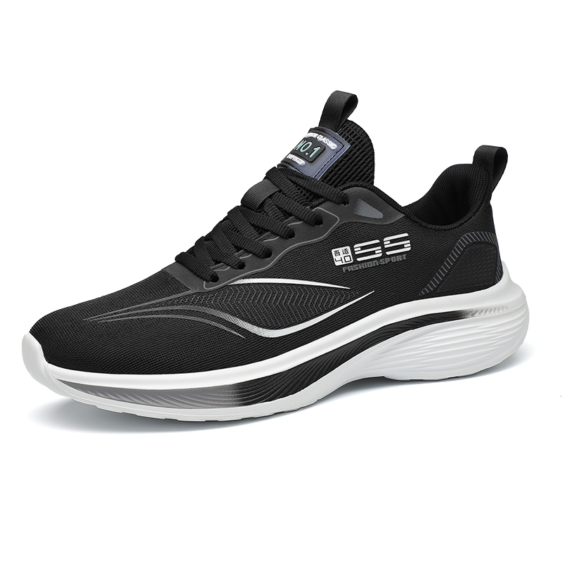 Meiretu Mesh Cushioning Slip Resistant Breathable Low top Running Shoes Men’s